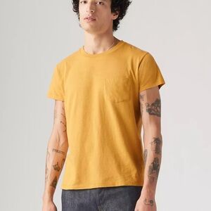 Levi’s vintage Clothing 1950s Orange Sportswear Tee, Single Stitch Shirt